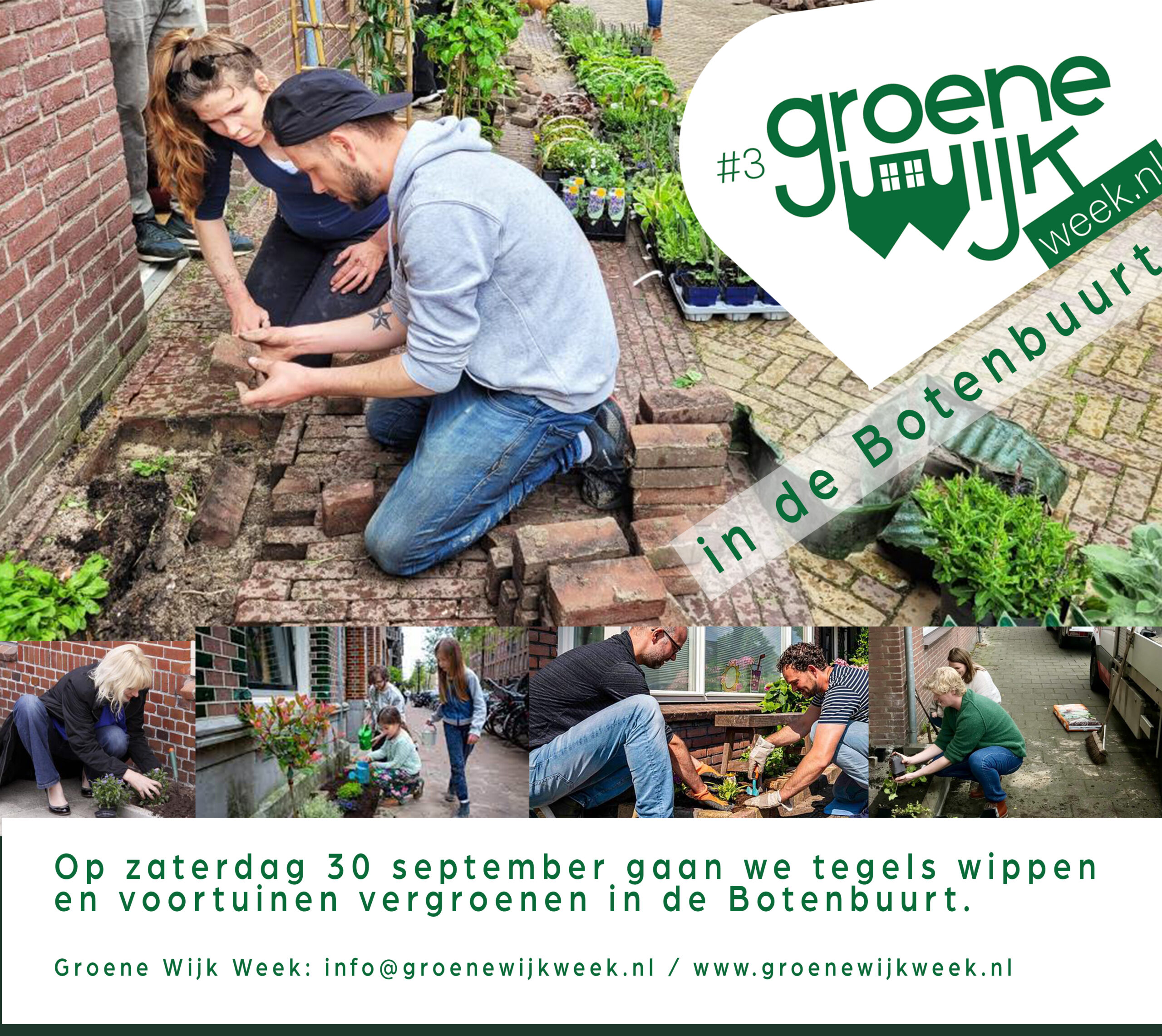 Vergroenen in uw buurt Buurthuis de meerpaal eindhoven - Groene Wijk Week in de Botenbuurt